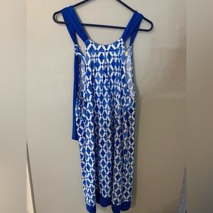 Mud Pie Blue & White Dress